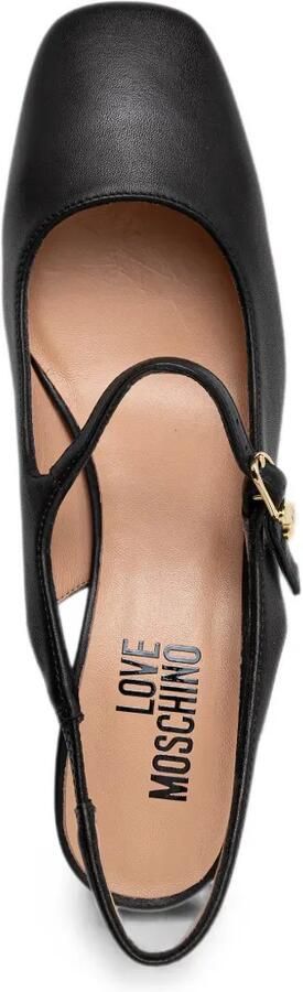 Love Moschino Mary-Jane slingback pumps Zwart - Foto 4
