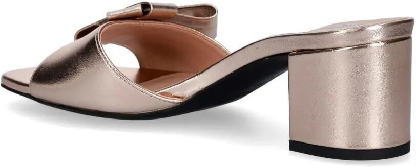 Love Moschino Metallic sandalen met strik Roze - Foto 4
