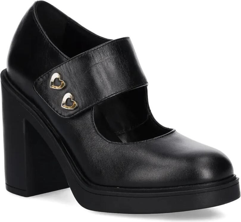 Love Moschino Pumps met hartdetail en hak Zwart - Foto 2