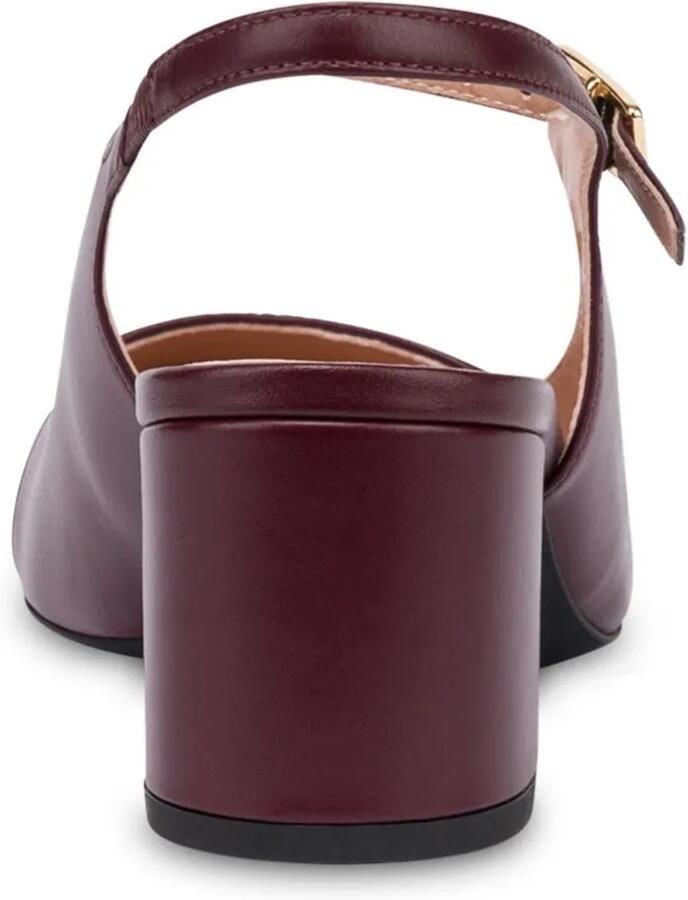 Love Moschino Pumps met lakleren neus en logo-reliëf Rood - Foto 2