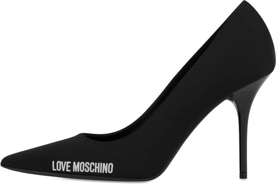Love Moschino Pumps met logoprint Zwart