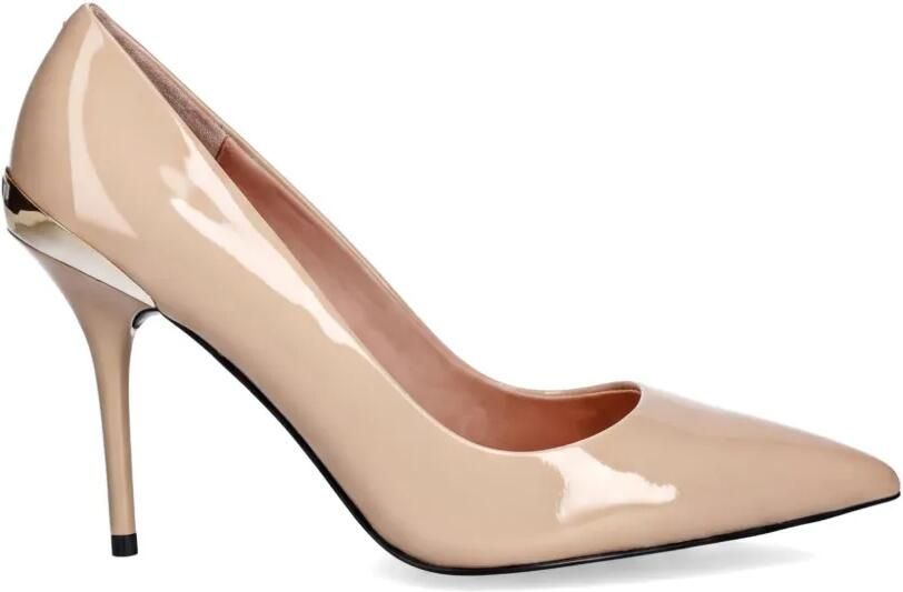 Love Moschino Pumps met puntige neus Beige