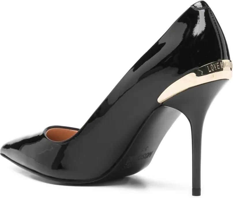 Love Moschino Pumps met puntige neus Zwart - Foto 3