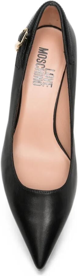 Love Moschino Pumps met puntige neus Zwart - Foto 4