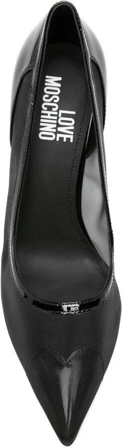 Love Moschino Pumps met spitse neus Zwart - Foto 4