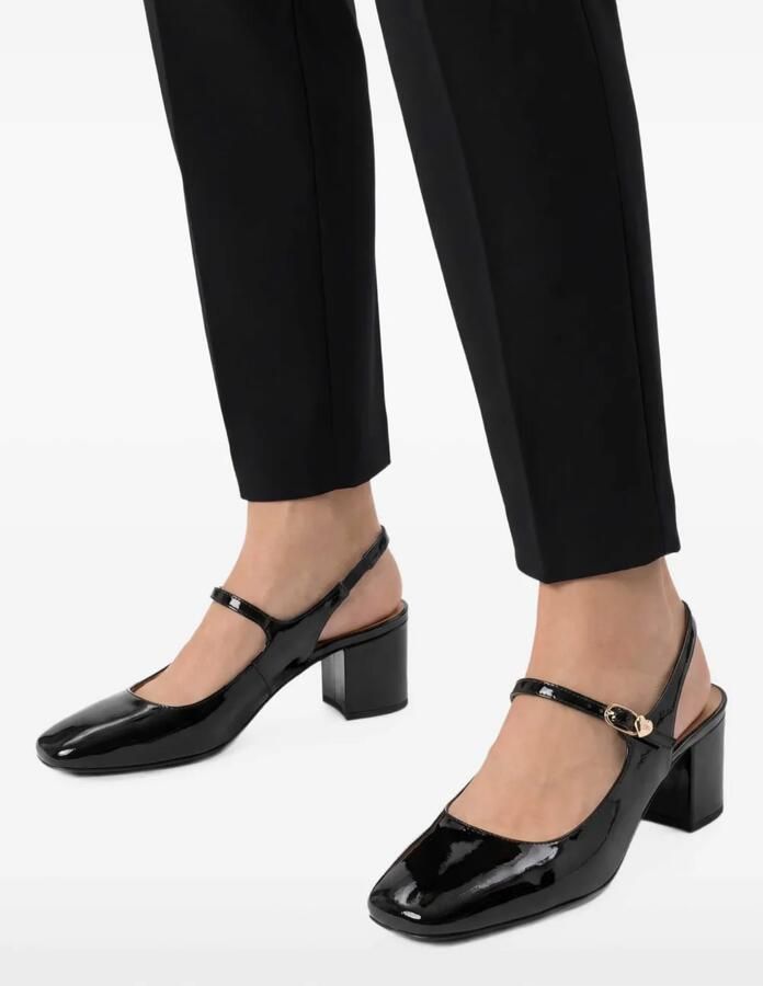 Love Moschino Pumps met vierkante neus Zwart - Foto 2