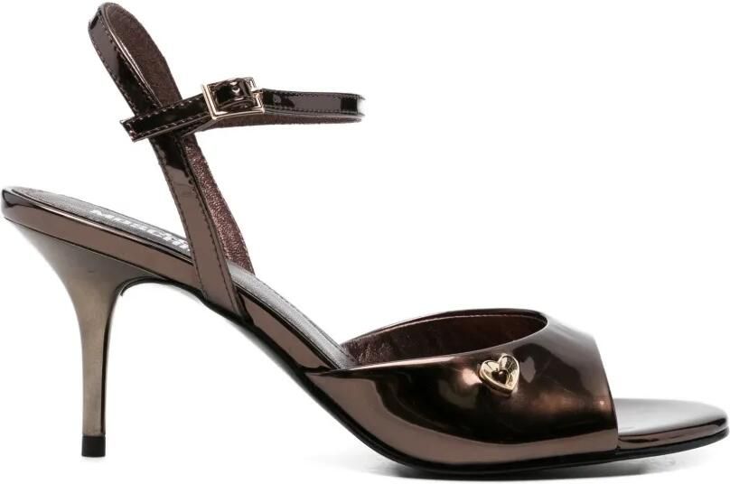 Love Moschino Sandalen met enkelbandjes Bruin