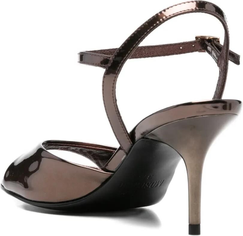 Love Moschino Sandalen met enkelbandjes Bruin - Foto 2
