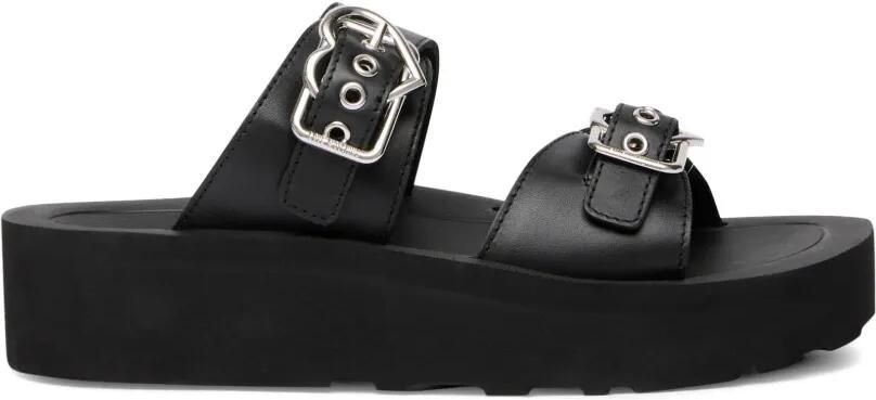 Love Moschino Sandalen met gesp Zwart