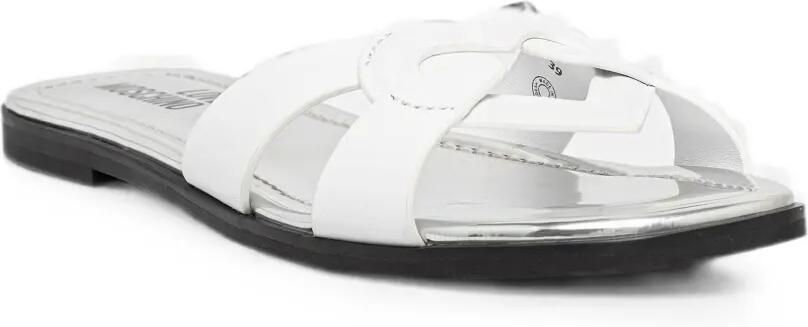 Love Moschino Sandalen met hart patroon Wit - Foto 4