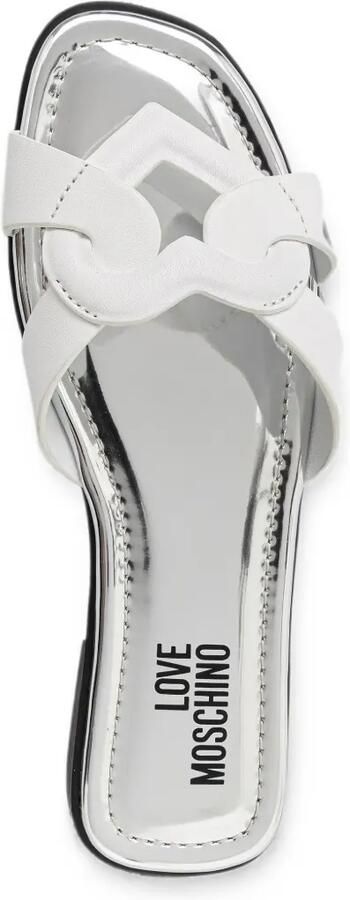 Love Moschino Sandalen met hart patroon Wit - Foto 3