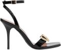 Love Moschino Sandalen met hartgesp Zwart - Zwart