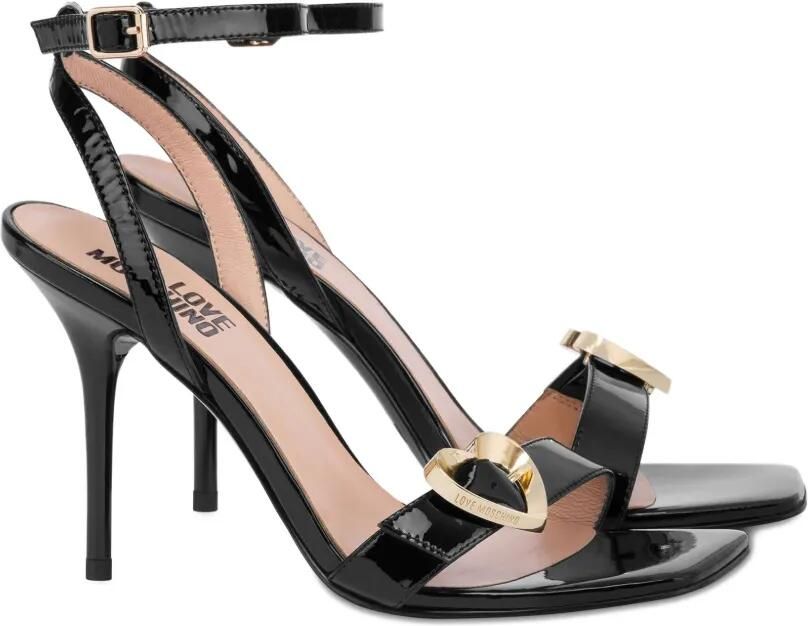 Love Moschino Sandalen met hartgesp Zwart - Foto 2
