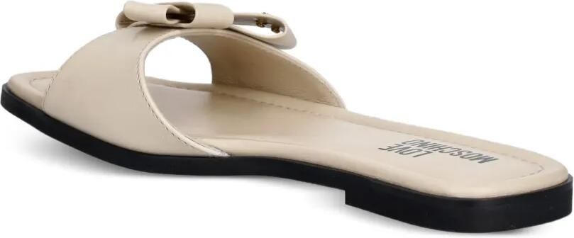 Love Moschino Sandalen met strikdetail en hartplakkaat Beige - Foto 3