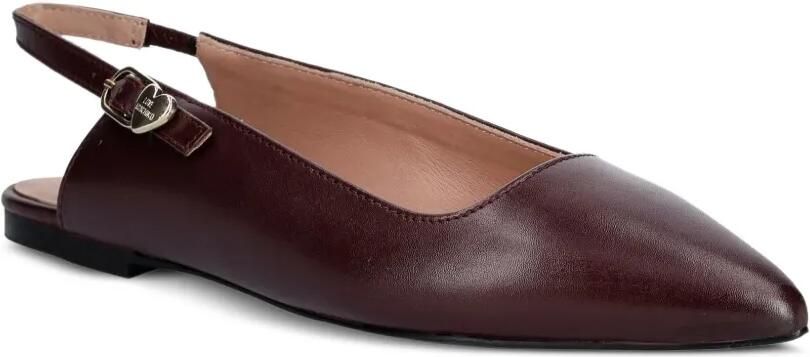 Love Moschino Slingback ballerina's met puntige neus Rood - Foto 2