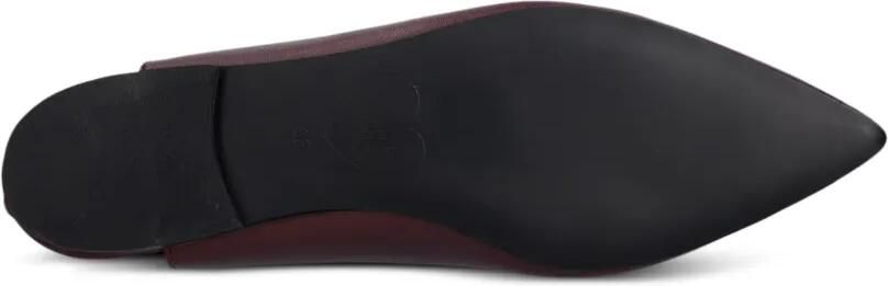 Love Moschino Slingback ballerina's met puntige neus Rood - Foto 5
