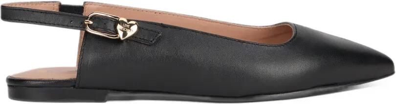 Love Moschino slingback pointed-toe pumps Zwart