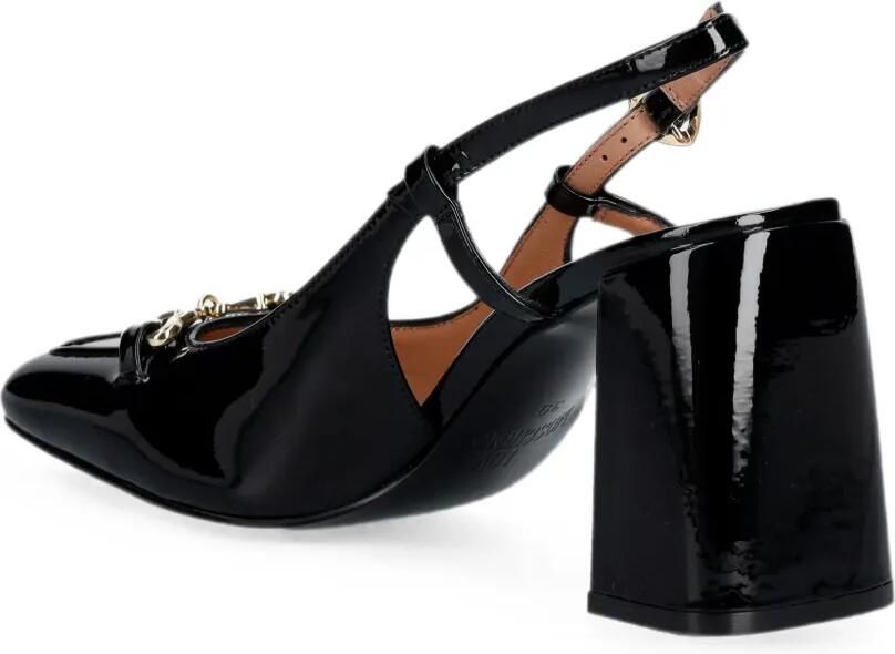 Love Moschino Slingback pumps met hartgesp Zwart - Foto 3