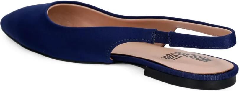 Love Moschino Slingback pumps met logoprint Blauw - Foto 2