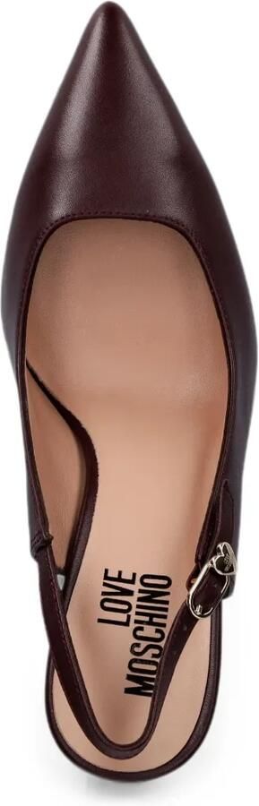 Love Moschino Slingback pumps met puntige neus Rood - Foto 4