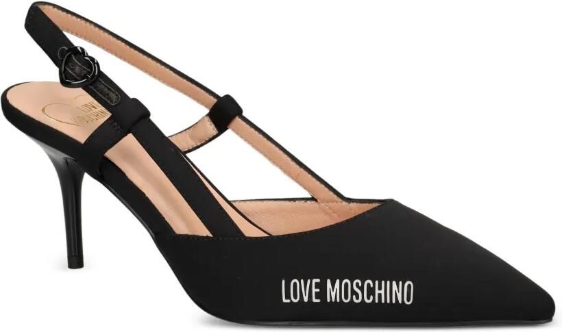 Love Moschino Slingback pumps met puntige neus Zwart - Foto 2