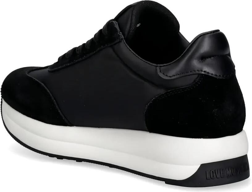 Love Moschino Sneakers met hart-applicatie Zwart - Foto 2
