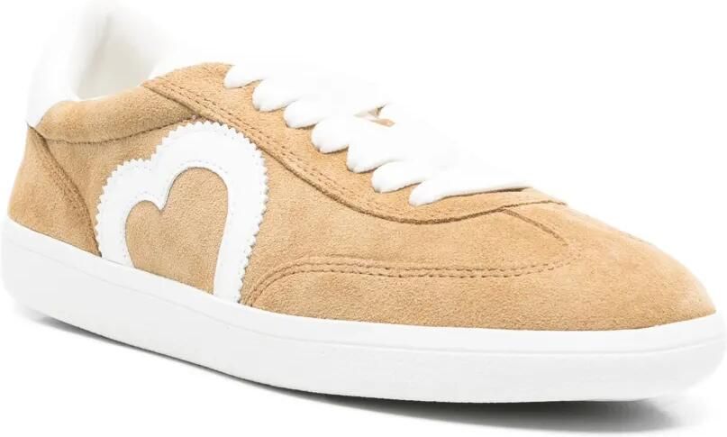 Love Moschino Sneakers met hartapplicatie Beige - Foto 2