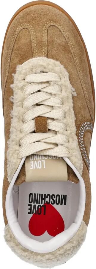 Love Moschino Sneakers met hartapplicatie Bruin - Foto 4