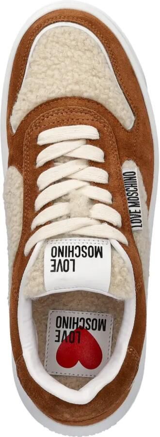 Love Moschino Sneakers met logo Bruin - Foto 4