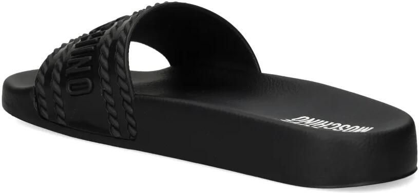 Love Moschino Sneakers met logo-reliëf Zwart - Foto 3