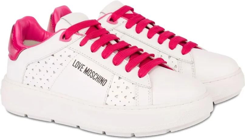 Love Moschino Sneakers met logo Wit - Foto 3