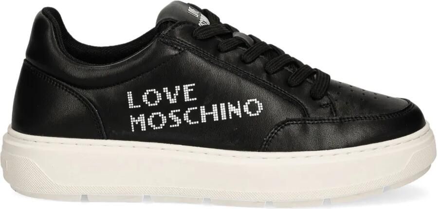Love Moschino Sneakers met logo Zwart