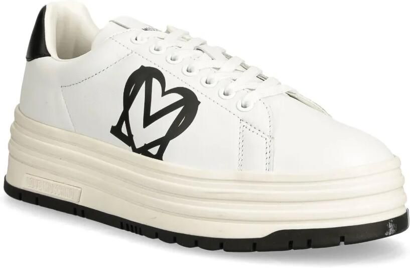 Love Moschino Sneakers met logoprint Wit - Foto 2