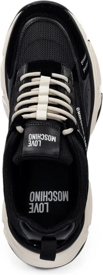 Love Moschino Sneakers met logoprint Zwart - Foto 4