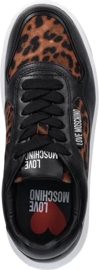 Love Moschino Sneakers met luipaardprint Zwart - Foto 4