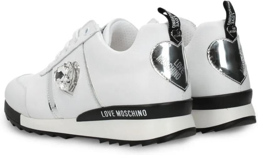 Love Moschino Sneakers met ronde neus Wit - Foto 4