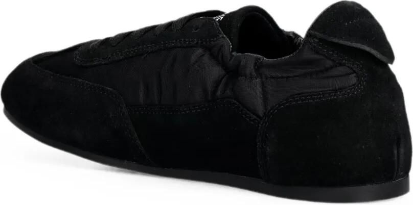 Love Moschino Sneakers met suède vlakken en logo-label Zwart - Foto 3