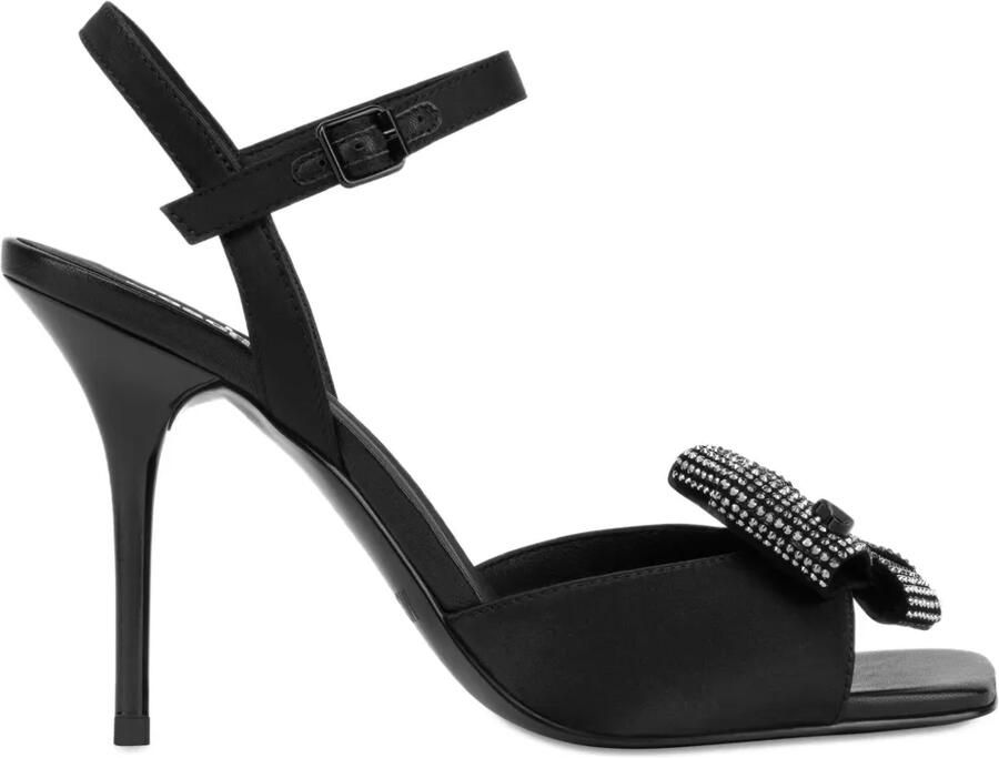 Love Moschino Stiletto sandalen met strik Zwart
