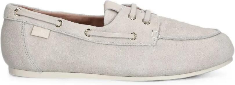 Love Moschino Suède bootschoenen Grijs