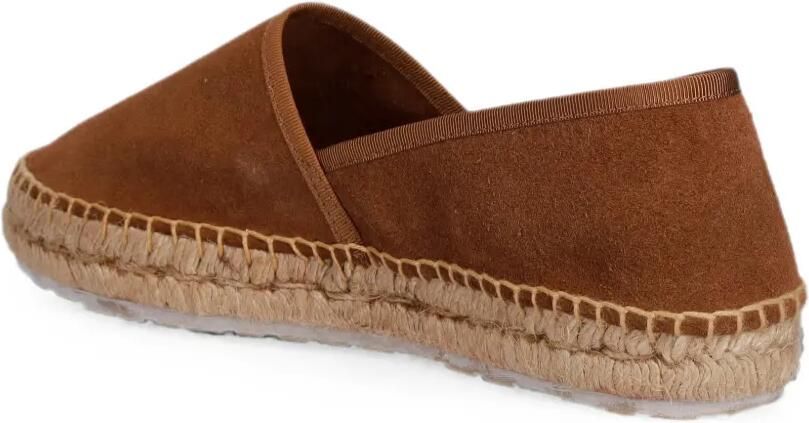 Love Moschino Suède espadrilles met gevlochten zool Bruin - Foto 3