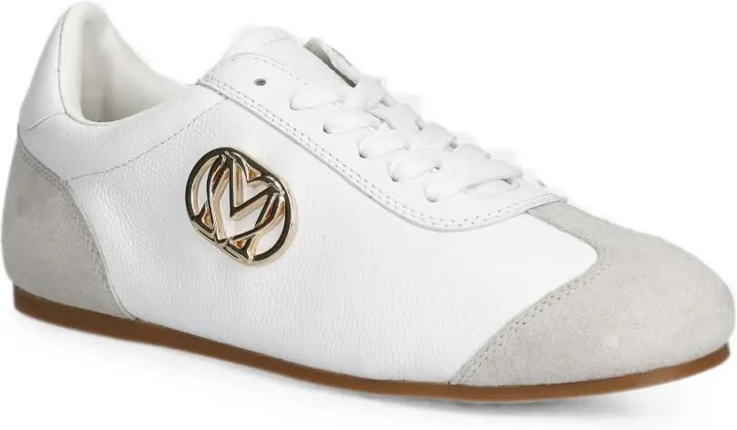 Love Moschino Suède sneakers met logo-plakkaat Wit - Foto 2