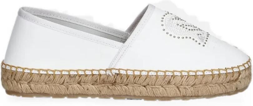 Love Moschino Verfraaide espadrilles Wit