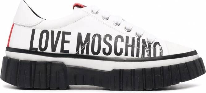 Love Moschino Low-top sneakers Wit