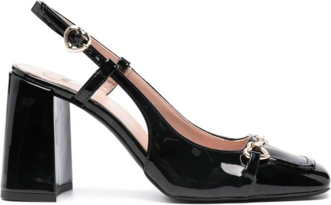 Love Moschino Pumps met vierkante neus Zwart