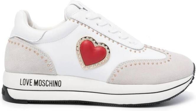 Love Moschino Sandalen van imitatieleer Wit