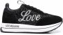 Love Moschino Sneakers met logoprint Zwart - Thumbnail 1