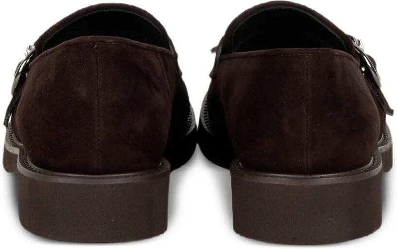 Luca Grossi Loafers met gespsluiting en franje Bruin - Foto 2