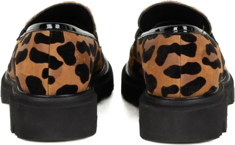 Luca Grossi Leren loafers Bruin