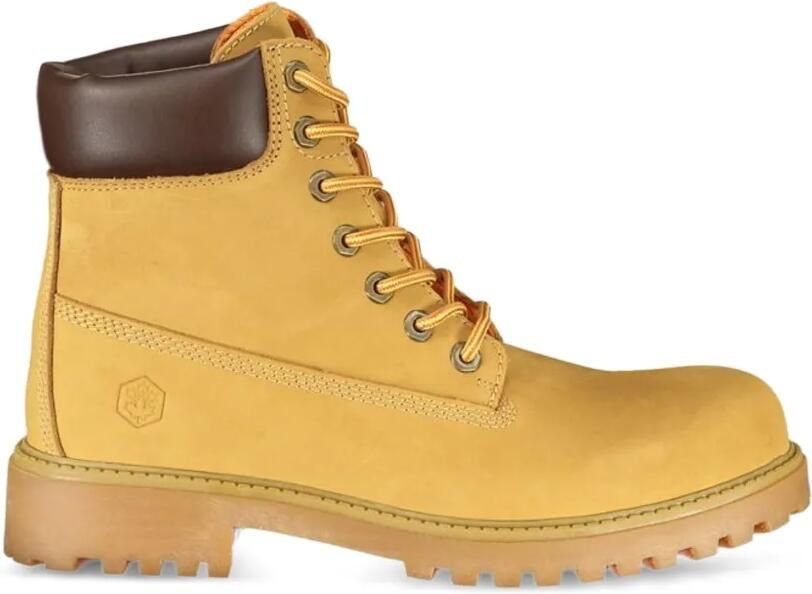 LUMBERJACK Enkellaarzen met veters Beige