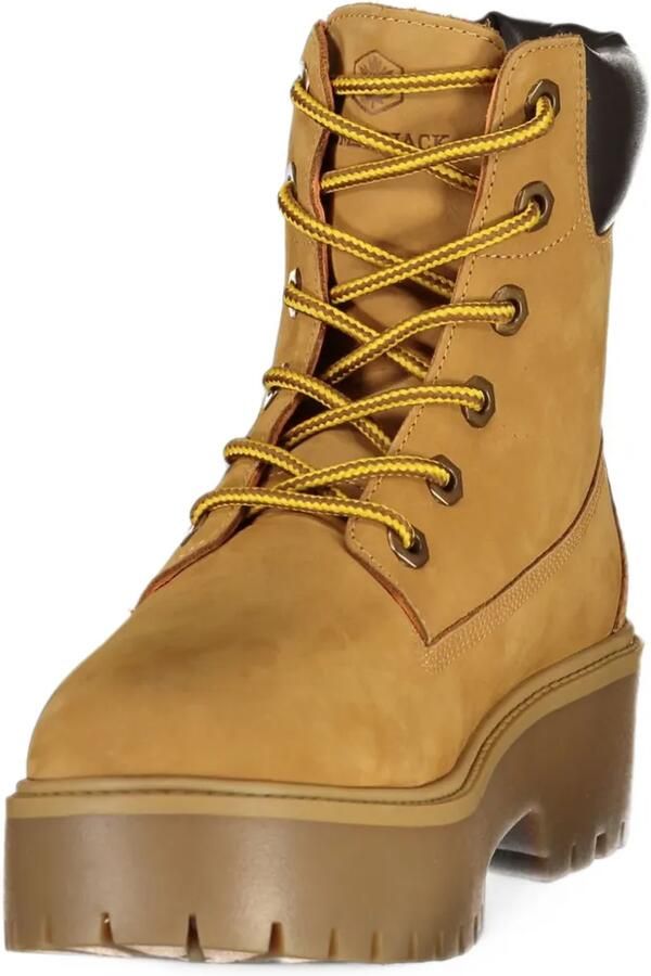 LUMBERJACK Ersilia lace-up leather boots Bruin - Foto 3